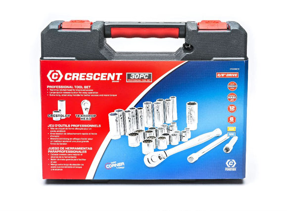 Crescent CTK30SETN Mechanics Tool Set (30 Piece)